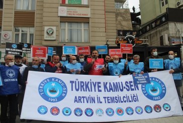 Türkiye Kamu-Sen Artvin İl Temsilciliği’nden Basın Açıklaması