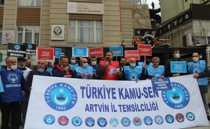 Türkiye Kamu-Sen Artvin İl Temsilciliği’nden Basın Açıklaması