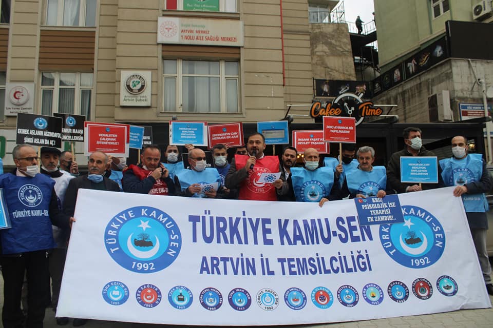 Türkiye Kamu-Sen Artvin İl Temsilciliği’nden Basın Açıklaması